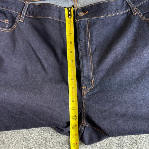 Old‎ Navy Rockstar Super Skinny Mid Rise Jeans Plus Size 28 Dark Wash - Picture 7 of 8